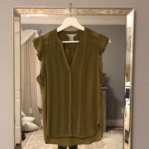 Dark Green Blouse